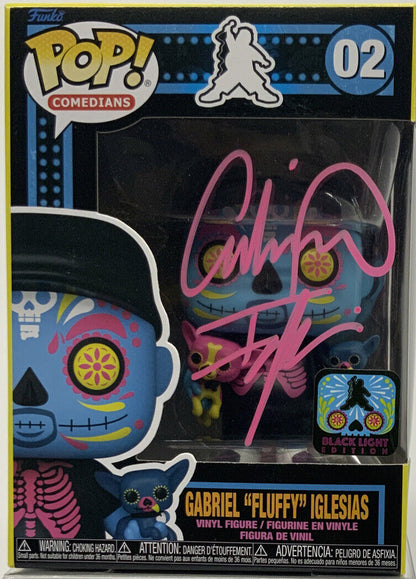 GABRIEL FLUFFY IGLESIAS SIGNED "DIA DE LOS FLUFFY'S" FUNKO POP 02 PSA AM57399