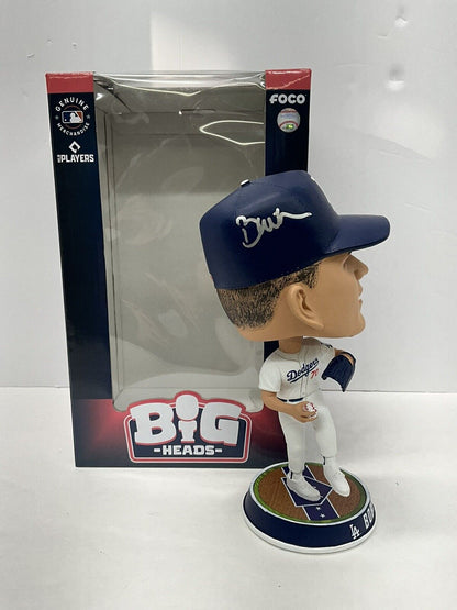 BOBBY MILLER SIGNED DODGERS FOCO BIGHEAD LIMITED #/123 BOBBLEHEAD PSA RG50501