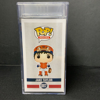 TOM BERENGER SIGNED "JAKE TAYLOR" MAJOR LEAGUE FUNKO POP SLABBED  PSA AJ24239