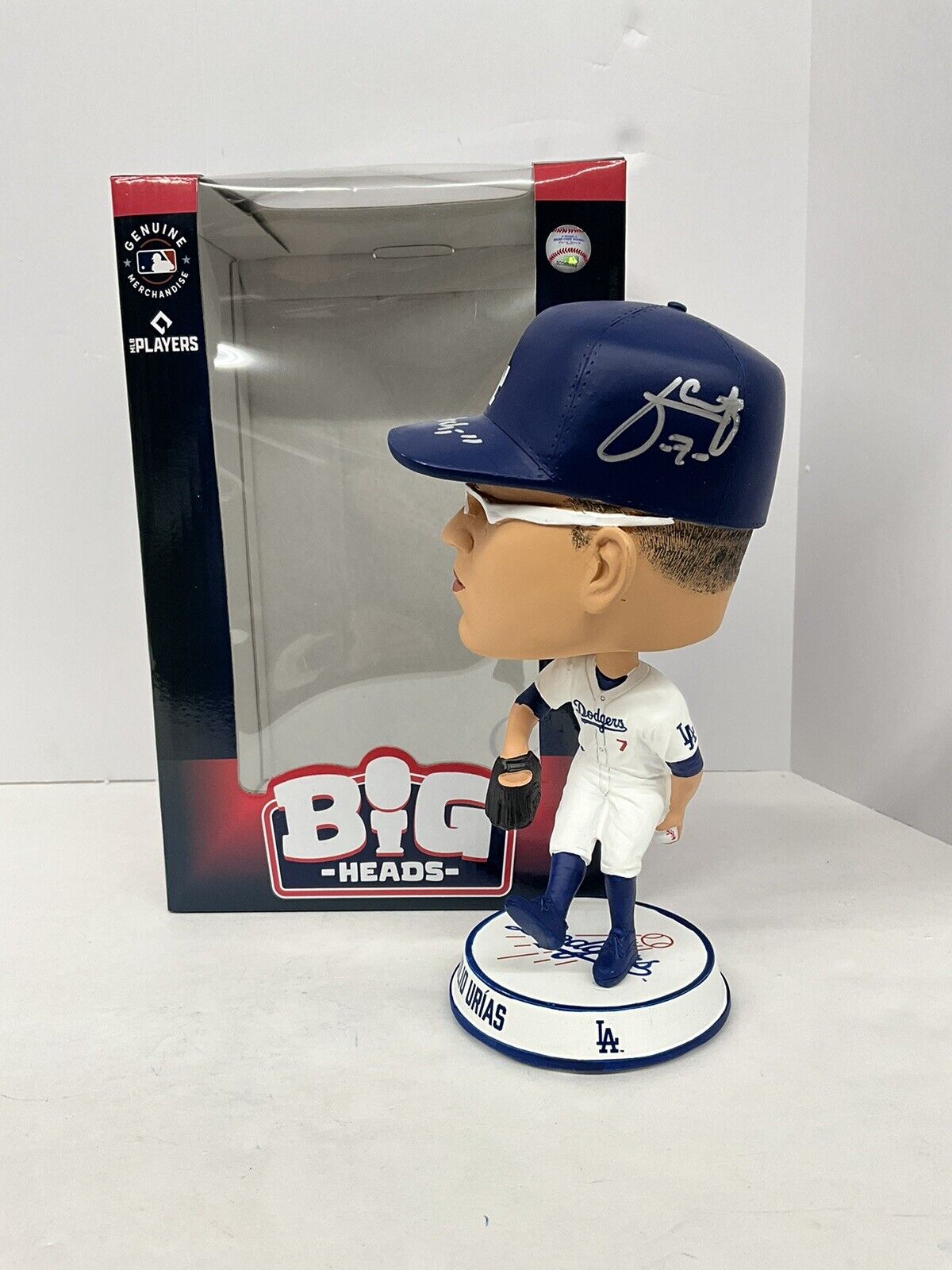 JULIO URIAS SIGNED DODGERS FOCO BIGHEAD BOBBLEHEAD /222 "EL CULICHI" BAS AC09687