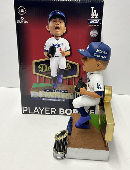 VICTOR GONZALEZ DODGERS SIGNED 20 WS FOCO BOBBLEHEAD "2020 WS CHAMP" PSA 2C88330