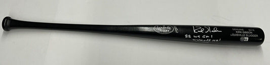 KIRK GIBSON DODGERS SIGNED LOUISVILLE SLUGGER BAT "88 WS WALK OFF HR BAS W140636