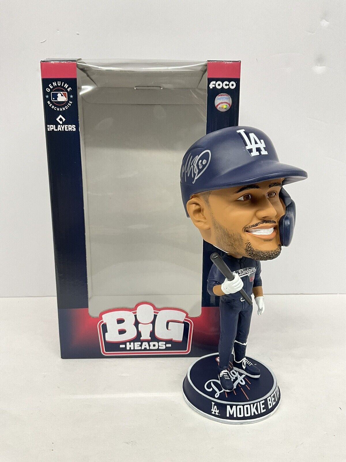 MOOKIE BETTS SIGNED DODGERS FOCO BIGHEAD VARIANT BOBBLEHEAD FANATICS HG99301731