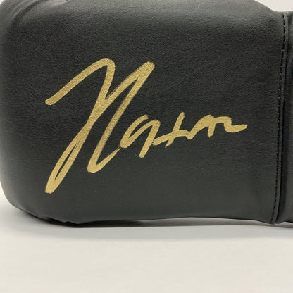 JULIO CESAR CHAVEZ SIGNED CLETO REYES LH BLACK GLOVE  BAS W210329