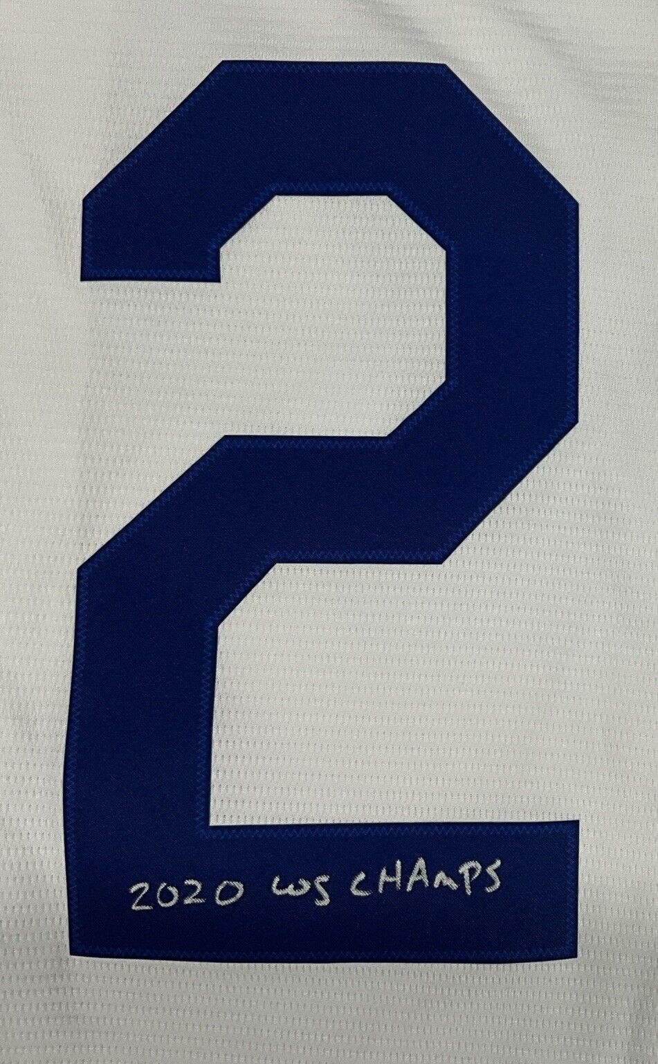 CLAYTON KERSHAW SIGNED DODGERS NIKE JERSEY "2020 WS CHAMPS" INSCRIPT BAS W341025