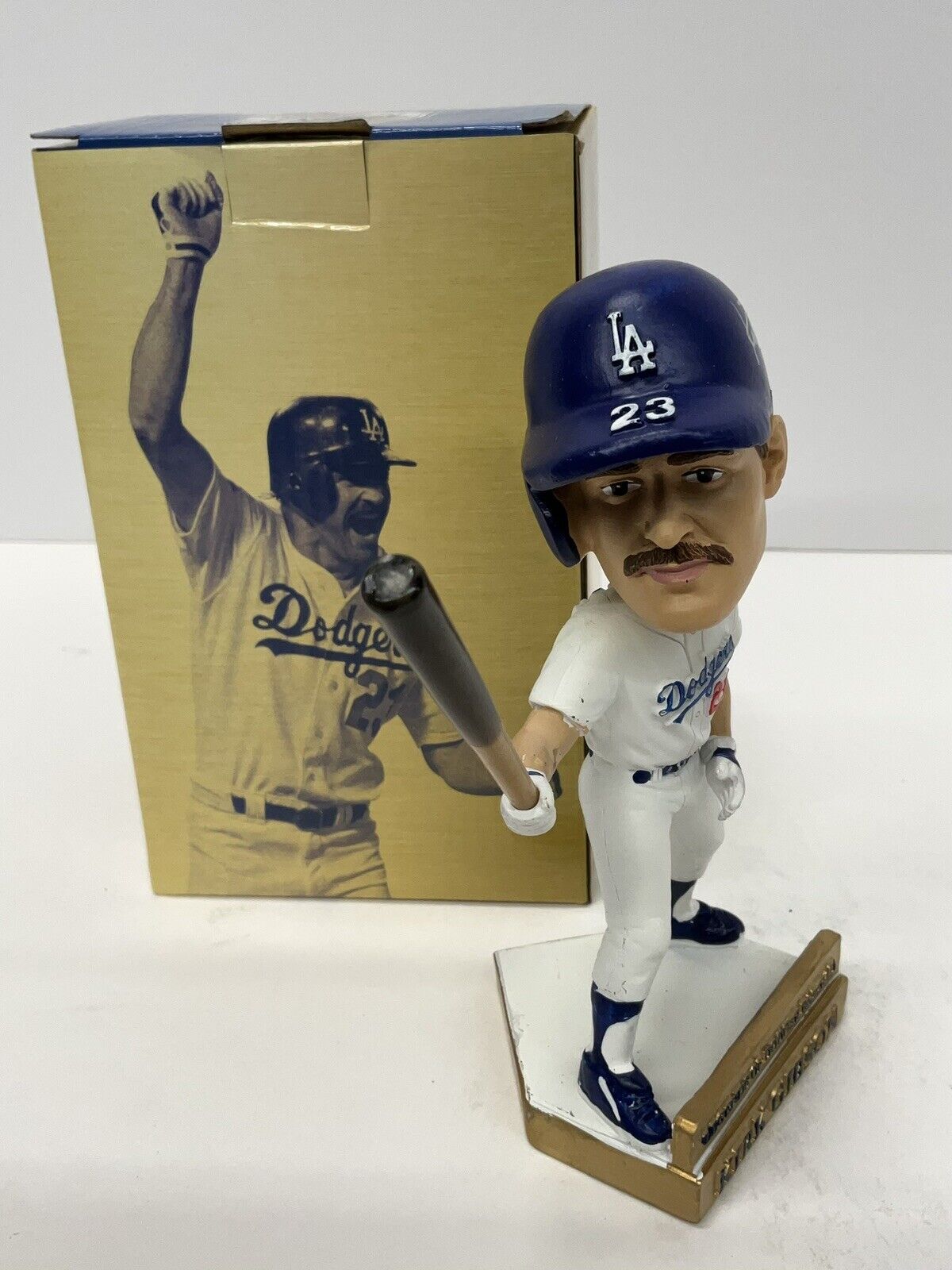 KIRK GIBSON DODGERS 88 WS CHAMPION SIGNED 2019 SGA BOBBLEHEAD PSA 3T04374