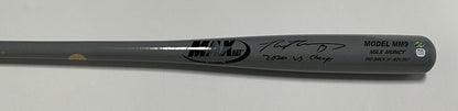 MAX MUNCY DODGERS SIGNED MAXBAT GAME MODEL BAT "2020 WS CHAMPS" INSC PSA 1C01764