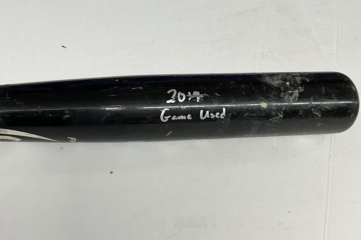 EDWIN RIOS DODGERS 2020 WS CHAMPION SIGNED LS GAME USED BAT PSA RG14845