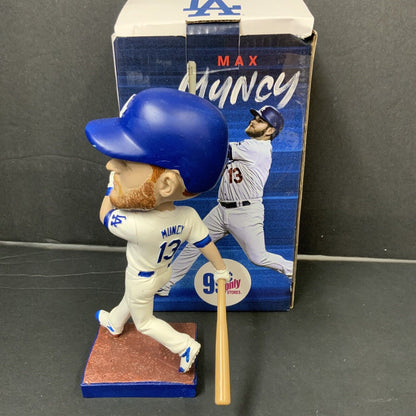 MAX MUNCY DODGERS 2020 WS CHAMPION SIGNED 2019 SGA BOBBLEHEAD PSA 1C89571