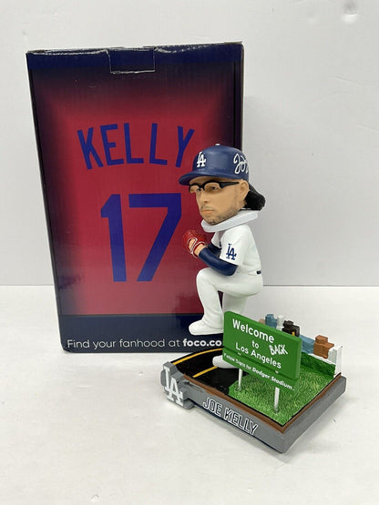 JOE KELLY SIGNED WELCOME BACK TO LA DODGERS FOCO /72 BOBBLEHEAD PSA 3C13438