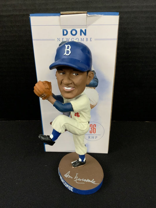 DODGERS LEGEND DON NEWCOMBE SIGNED DODGERS 2016 SGA BOBBLEHEAD JSA 37977