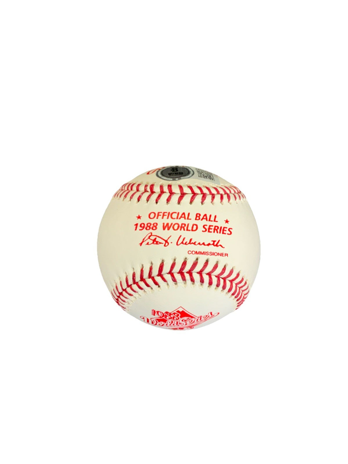 KIRK GIBSON DODGERS SIGNED 88 WORLD SERIES BASEBALL "88 WS CHAMPS" BAS