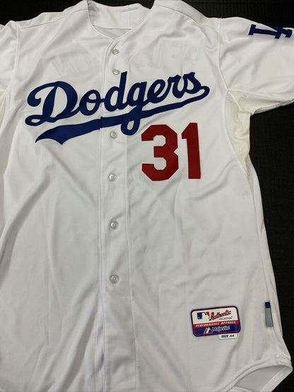 JOC PEDERSON  DODGERS OUTFIELDER SIGNED White 100% Authentic Jersey JSA R09292