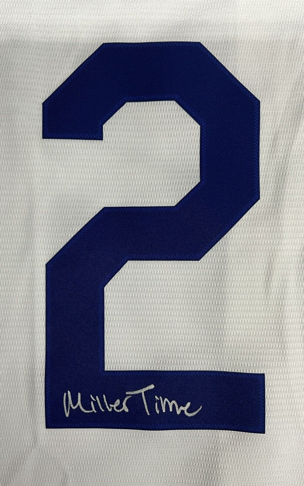 BOBBY MILLER SIGNED DODGERS NIKE JERSEY "MILLER TIME" INSCRIP BECKETT 1W826532