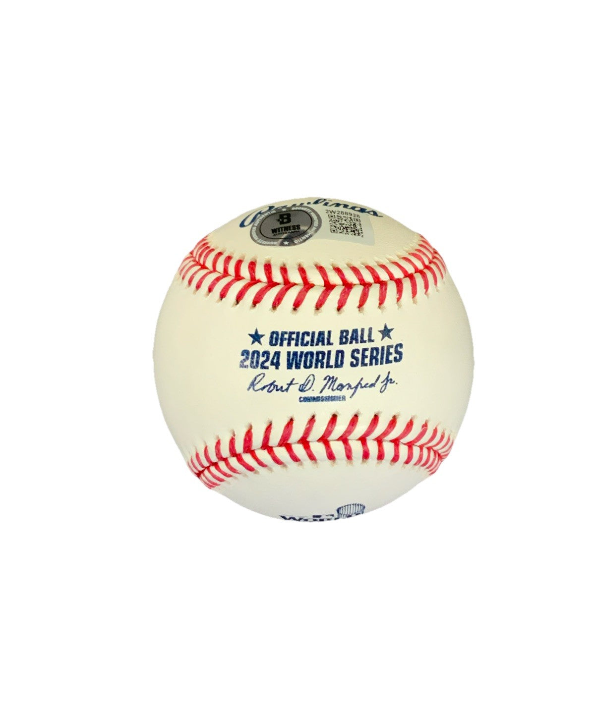 ALEX VESIA DODGERS SIGNED 2024 WORLD SERIES BASEBALL "2024 WS CHAMPS" BECKETT