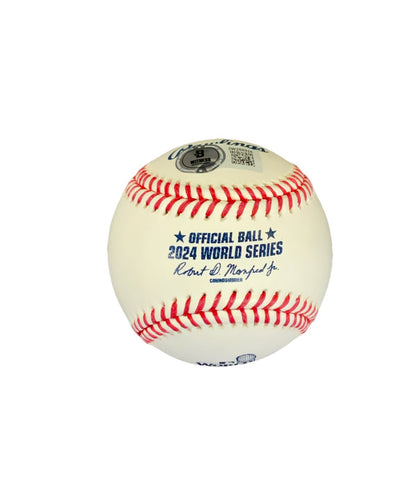 ALEX VESIA DODGERS SIGNED 2024 WORLD SERIES BASEBALL "2024 WS CHAMPS" BECKETT