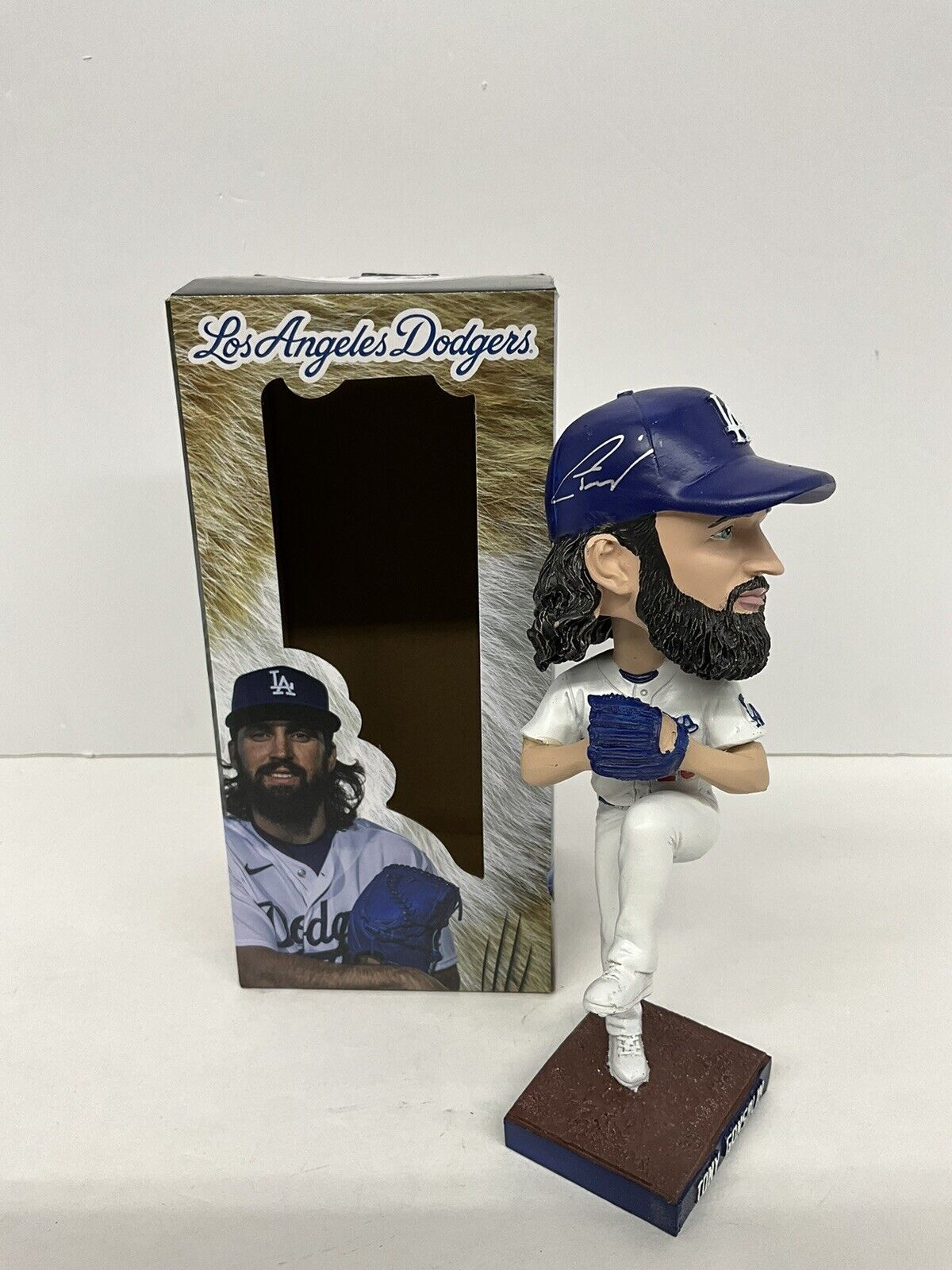 TONY GONSOLIN 2020 WORLD SERIES CHAMP SIGNED DODGERS SGA BOBBLEHEAD PSA 3C24855