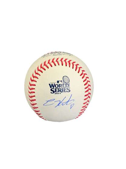 KIKE HERNANDEZ  DODGERS SIGNED 2024 WORLD SERIES BASEBALL  BECKETT
