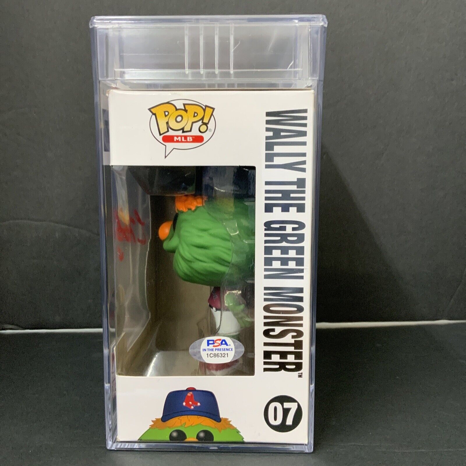 KIKE HERNANDEZ SIGNED WALLY THE GREEN MONSTER FUNKO POP 07