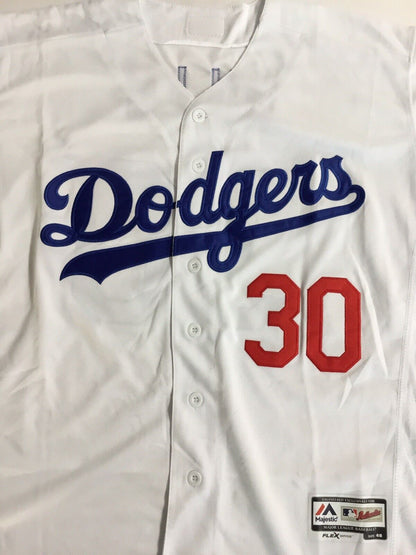 MAURY WILLS DODGERS SIGNED JERSEY WITH "MVP NL 62'" INSCRIPTION PSA COA