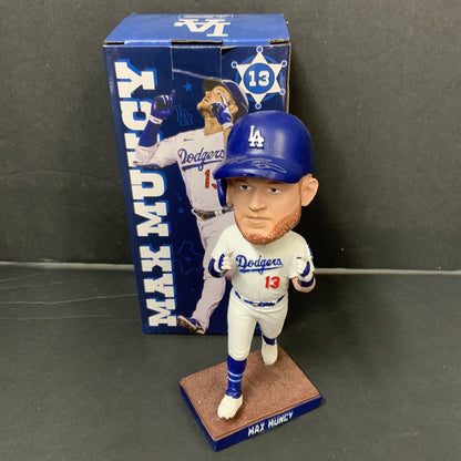 MAX MUNCY DODGERS SIGNED 2022 BOBBLEHEAD "GIANT KILLER" INSCRIPTION BAS WZ79293