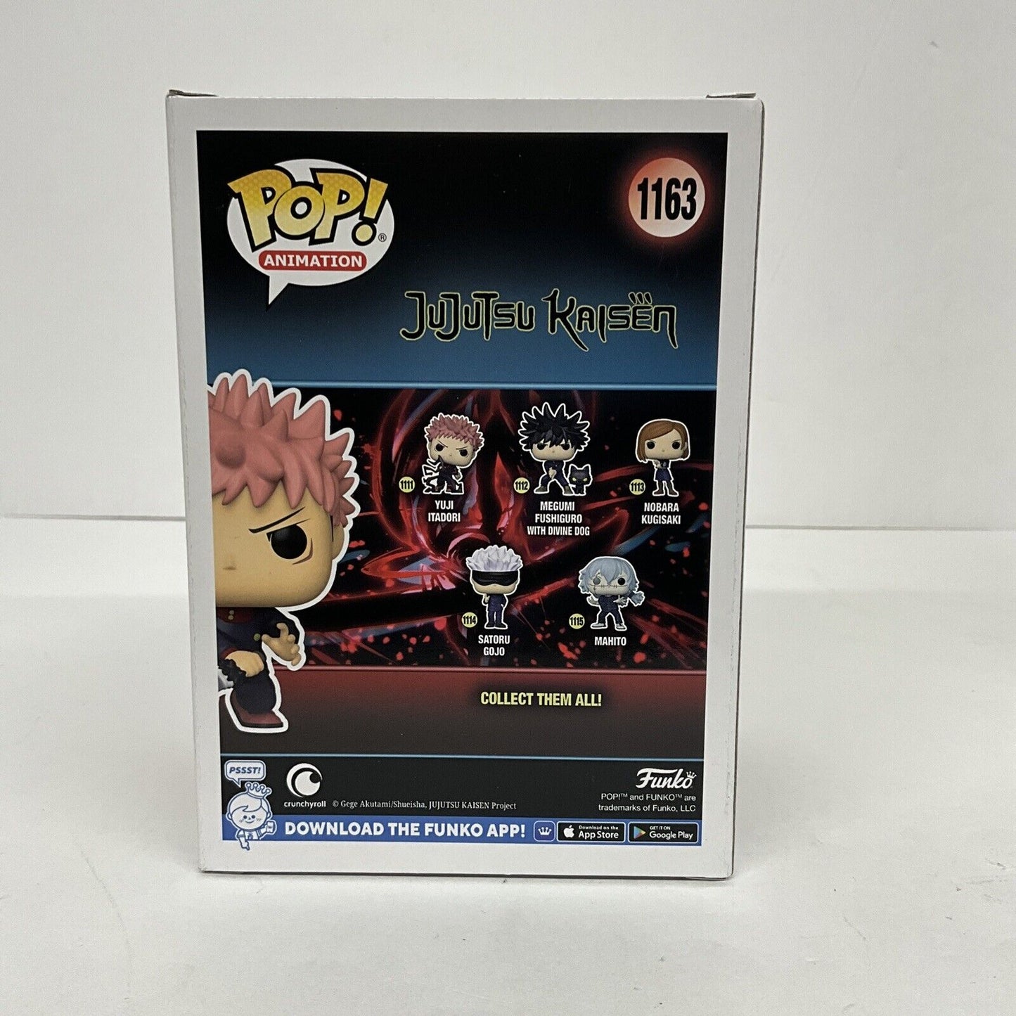 ADAM MCARTHUR SIGNED YUJI ITADORI JUJUTSU KAISEN FUNKO POP 1163 PSA 2C55956