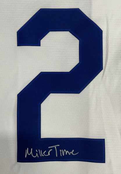 BOBBY MILLER SIGNED DODGERS NIKE JERSEY "MILLER TIME" INSCRIP BECKETT 1W826511