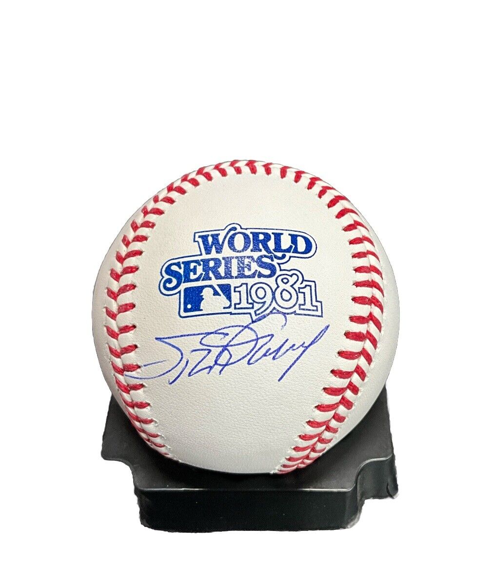 STEVE GARVEY LOS ANGELES DODGERS SIGNED 1981 WORLD SERIES BASEBALL PSA WITNESS