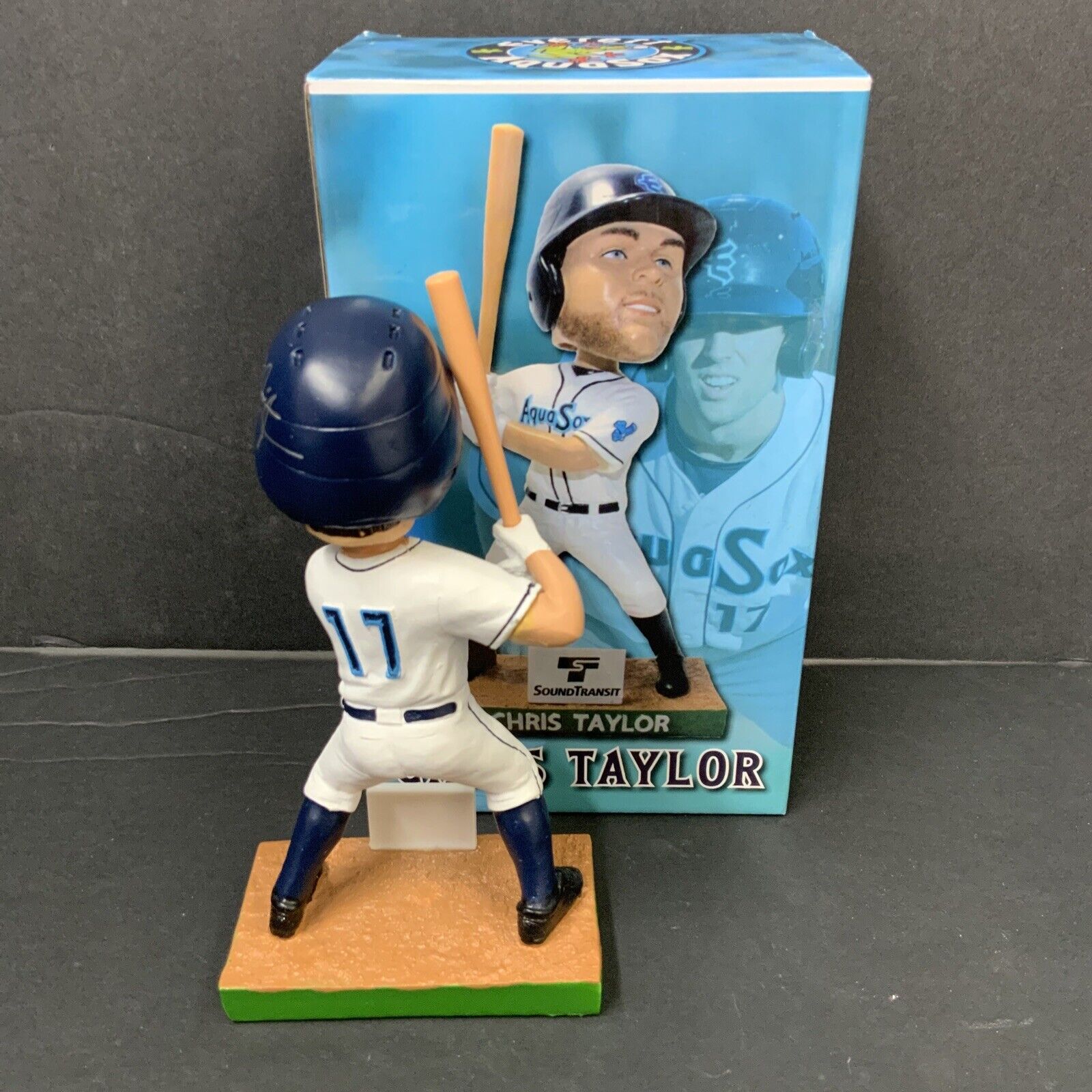 CHRIS TAYLOR DODGERS SIGNED EVERETT AQUASOX MINOR LEAGUE