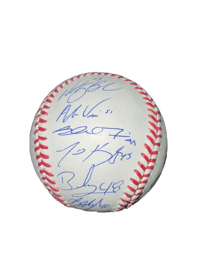 DODGERS SIGNED 2024 WORLD SERIES BALL 17 AUTOS FREEMAN TEO MUNCY BUEHLER PSA 053