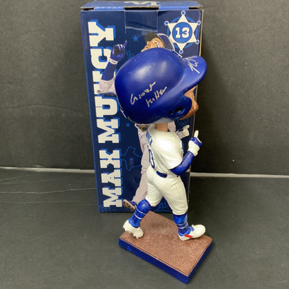 MAX MUNCY DODGERS SIGNED 2022 BOBBLEHEAD "GIANT KILLER" INSCRIPTION BAS WZ79291