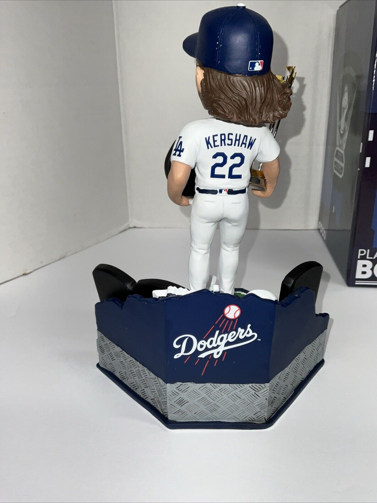 CLAYTON KERSHAW WINS & STRIKEOUTS COUNTER LIMITED /224 FOCO TROPHIES BOBBLEHEAD