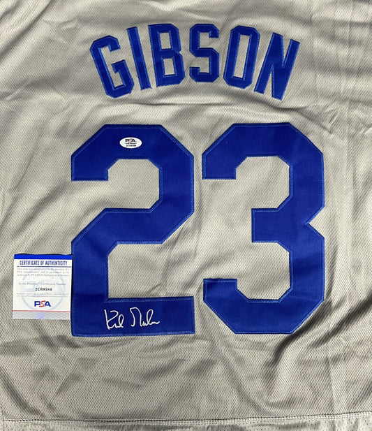 KIRK GIBSON SIGNED LOS ANGELES DODGERS 1988 WORLD SERIES JERSEY PSA 2C69584