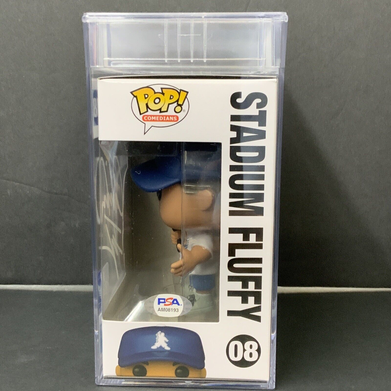 GABRIEL IGLESIAS SIGNED "STADIUM FLUFFY" FUNKO POP 08 PSA ENCAPSULATED AM08193