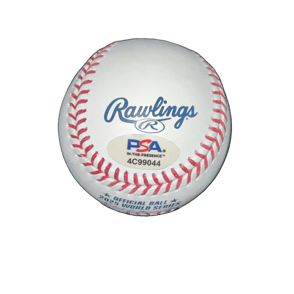 KIKE HERNANDEZ  DODGERS 3X WS CHAMP SIGNED 2025 WORLD SERIES BASEBALL PSA ITP