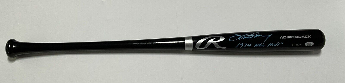 STEVE GARVEY DODGER SIGNED RAWLINGS FULL SIZE BAT "1974 NL MVP" INS PSA 3C13607