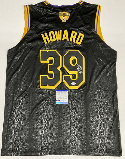 DWIGHT HOWARD LOS ANGELES LAKERS 2020 NBA CHAMPION SIGNED JERSEY PSA 1C40798