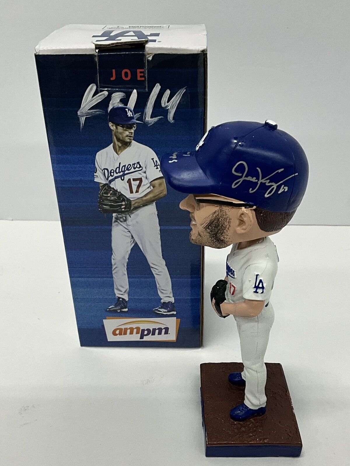 JOE KELLY SIGNED DODGERS 2019 SGA BOBBLEHEAD "2020 WS CHAMPS" INSC PSA 2C74715