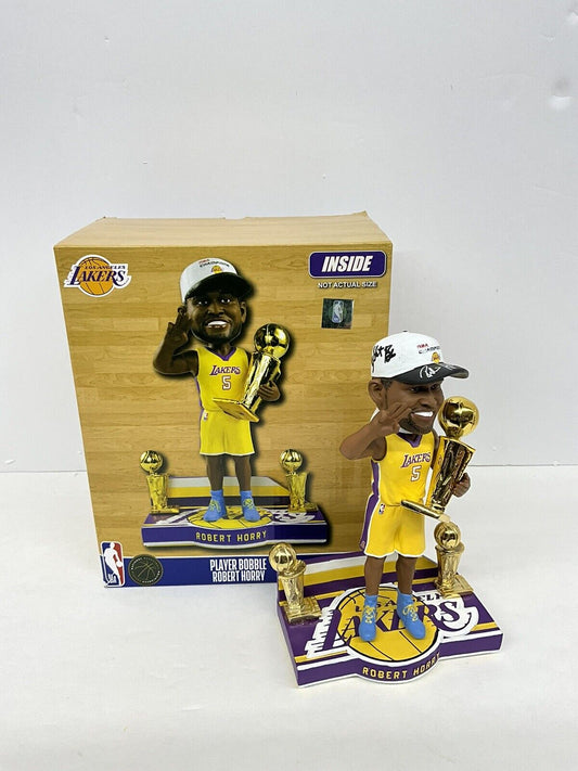 ROBERT HORRY SIGNED LAKERS FOCO /216 BOBBLEHEAD "BIG SHOT BOB" INSC BAS W128236