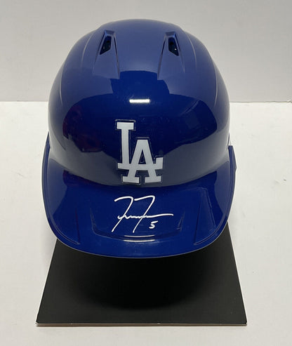 2020 NL MVP FREDDIE FREEMAN SIGNED DODGERS FULL SIZE HELMET BAS ITP W140469