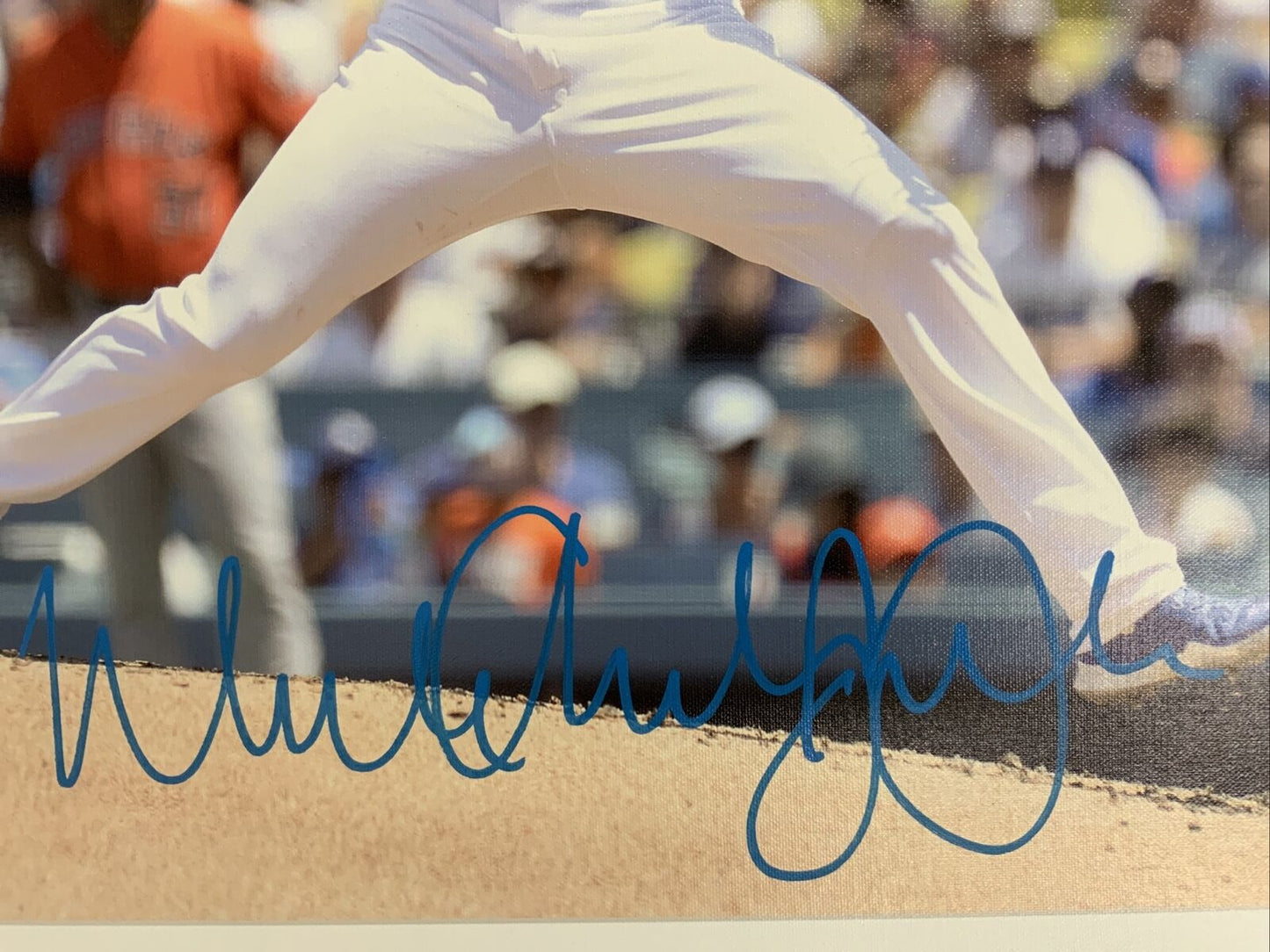 DODGERS WALKER ANTHONY BUEHLER FULL NAME SIGNED 22X26 CANVAS BECAKETT WC23248