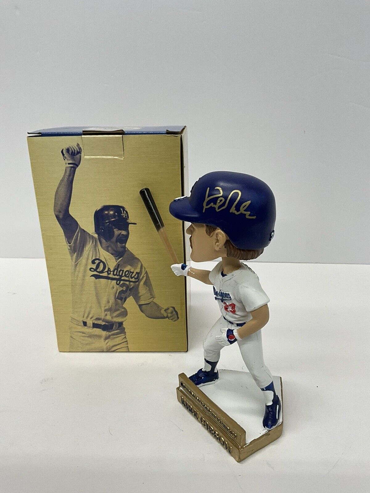 KIRK GIBSON DODGERS 88 WS CHAMPION SIGNED 2019 SGA BOBBLEHEAD PSA 3T04211