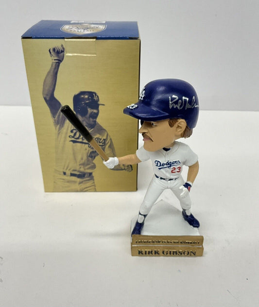 KIRK GIBSON DODGERS SIGNED 2019 SGA BOBBLEHEAD "88 WS CHAMPS" INSCRI PSA 3T04224