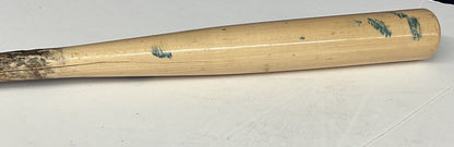 DJ PETERS DODGERS TIGERS FULL NAME SIGNED GAME USED OLD HICKORY BAT PSA RG29226