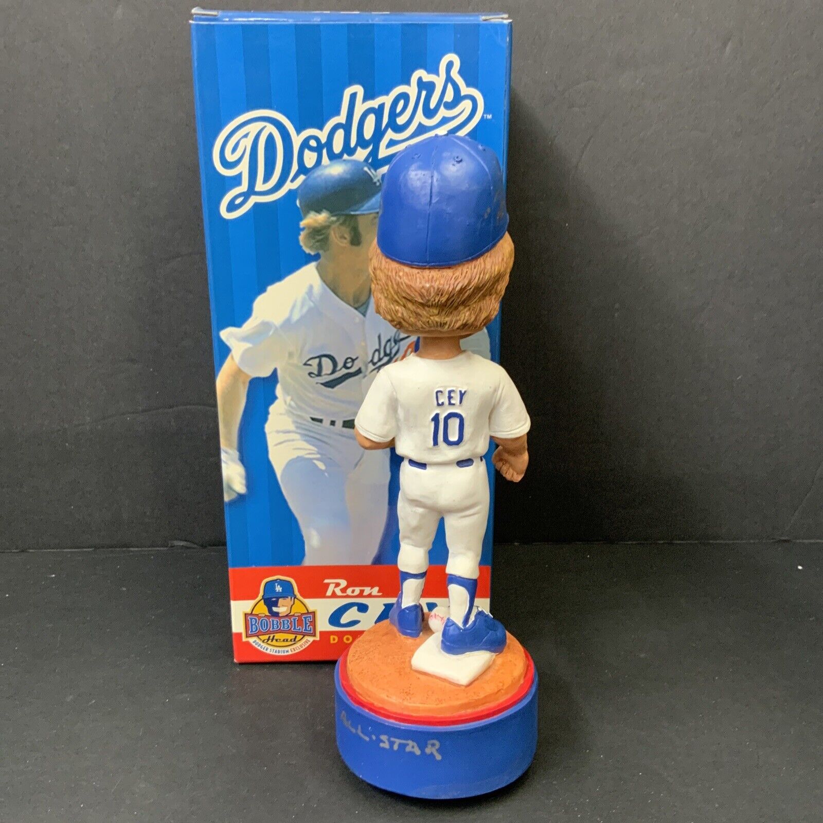 RON CEY  DODGERS SIGNED 2006 LIMITED EDITION MUSICAL BOBBLEHEAD BAS WX93898