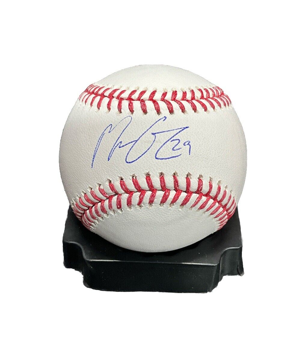 MICHAEL GROVE LOS ANGELES DODGERS SIGNED MLB BASEBALL PSA WITNESS