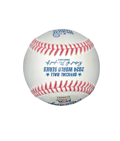 WALKER BUEHLER DODGERS SIGNED 2024 WORLD SERIES BASEBALL  PSA WITNESS