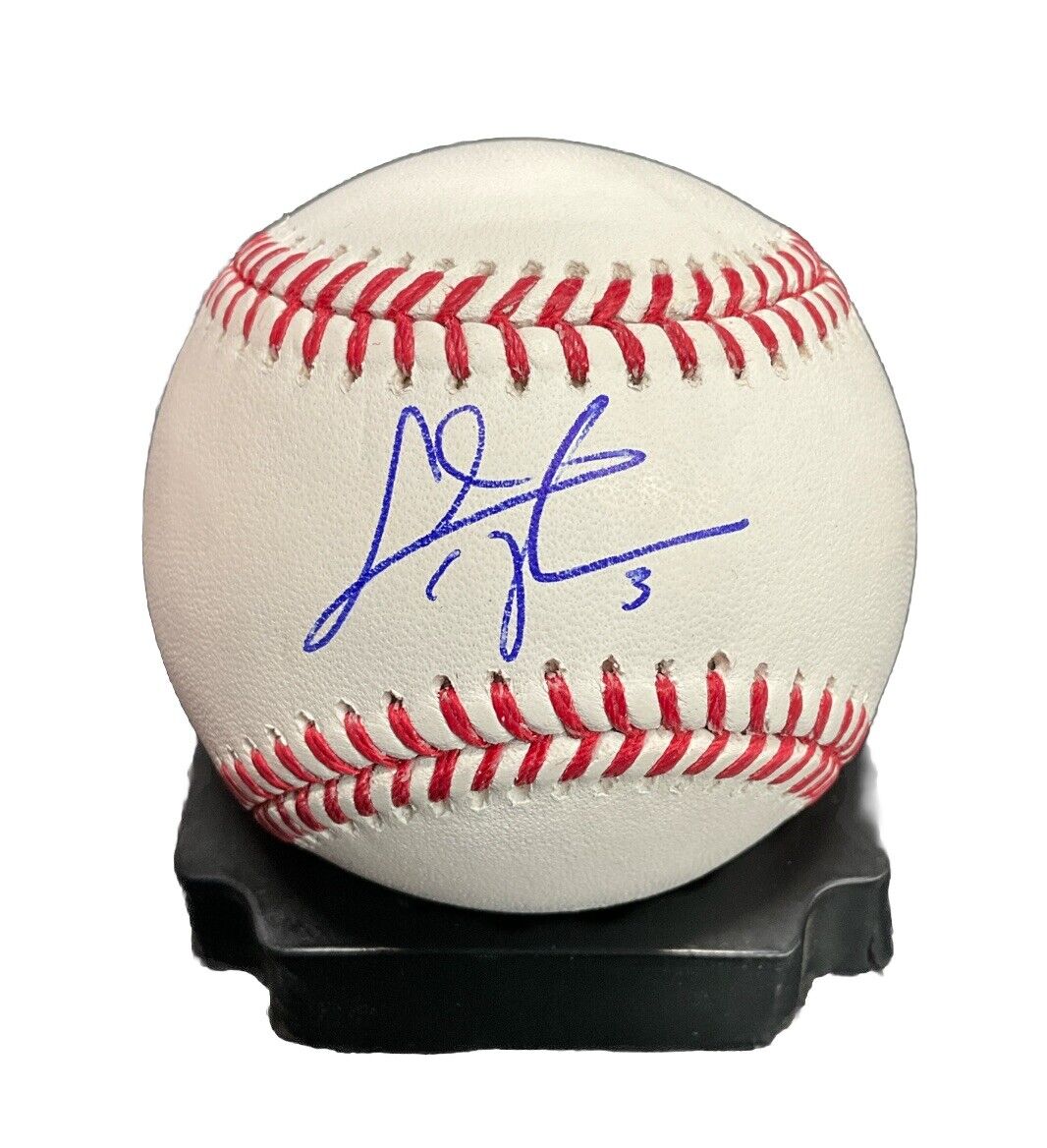 CHRIS TAYLOR DODGERS 2020 WORLD SERIES CHAMPION SIGNED MLB BASEBALL PSA WITNESS