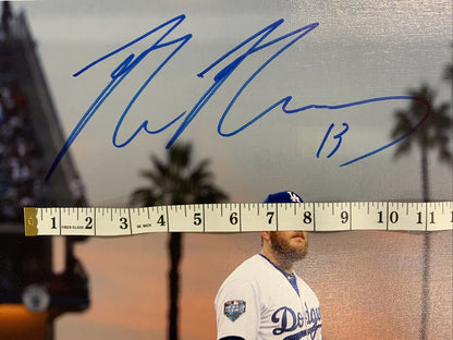 DODGERS ALL STAR  MAX MUNCY SIGNED L/E 20X24 UNFRAMED CANVAS PRINT PSA 8A64311