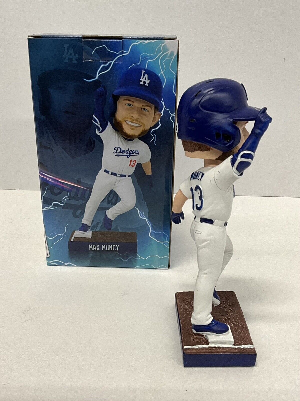 MAX MUNCY 2020 WS CHAMP SIGNED DODGERS 2023 SGA BOBBLEHEAD PSA 2C82043